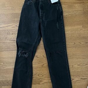 Abercrombie & Fitch Black Ultra High Rise Jeans